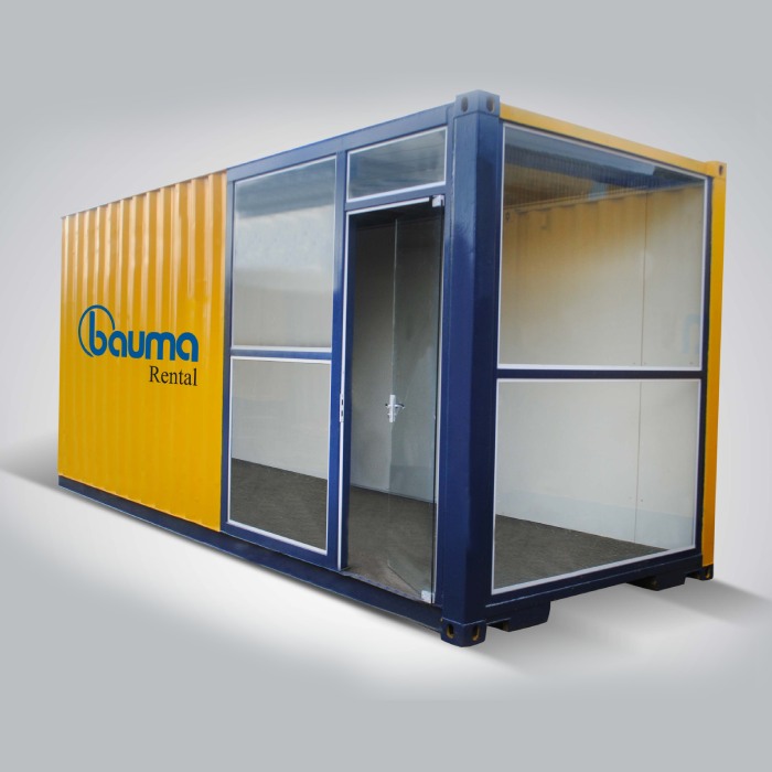 Container escritorio / stand vidro Bauma Containers